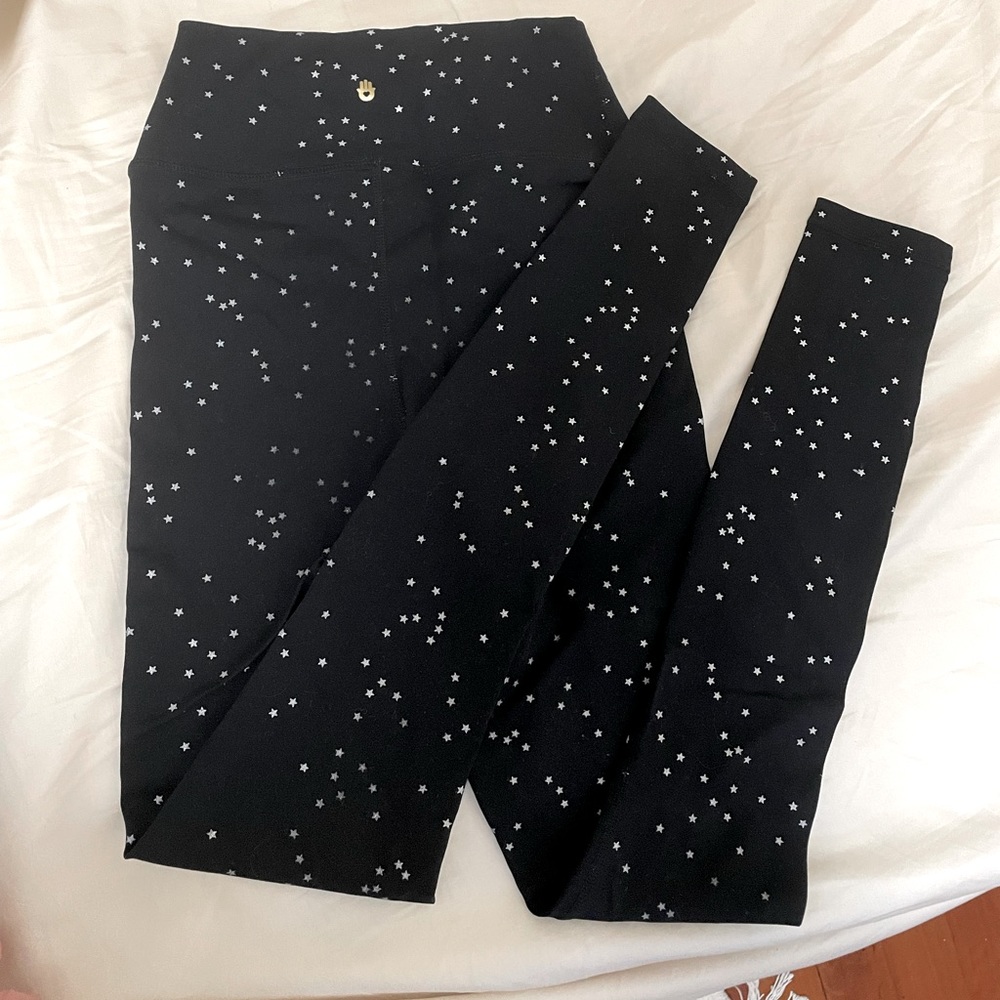 Spiritual Gangster Night Sky (Star) Black Leggings